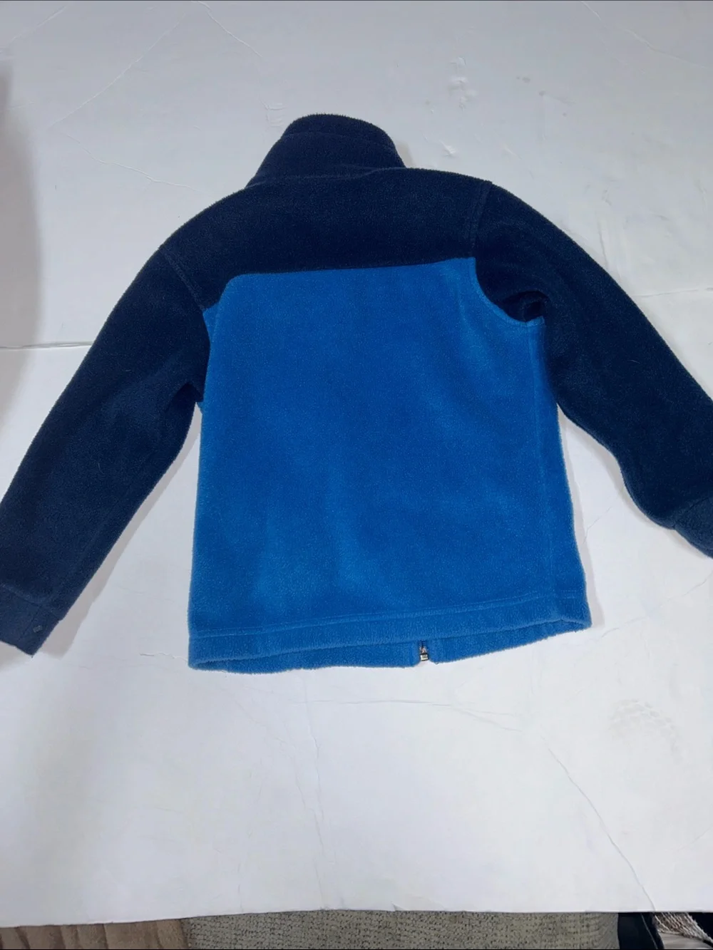 Columbia Kids Two-Tone Navy & Royal Blue Fleece Jacket Size XXS 4/5